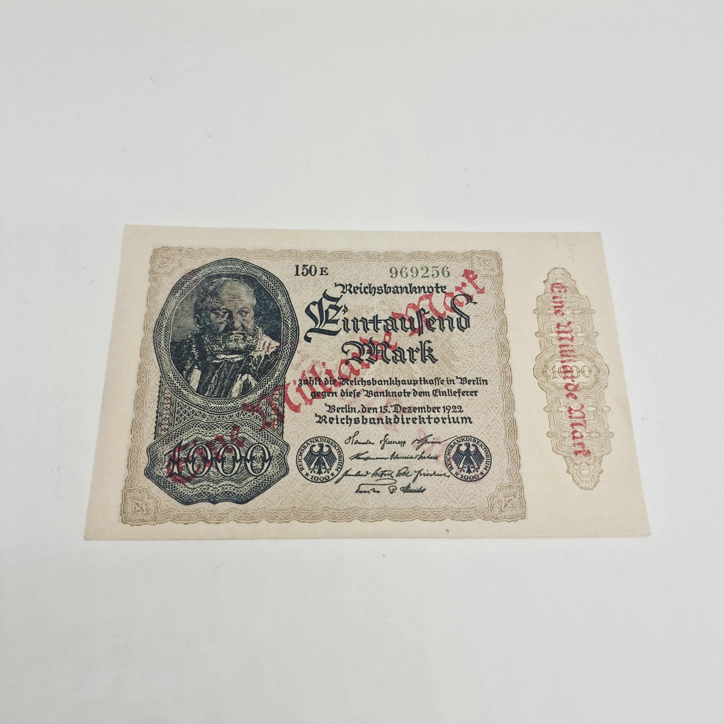 1000 reichsbanknote 1922 - Etsy 日本
