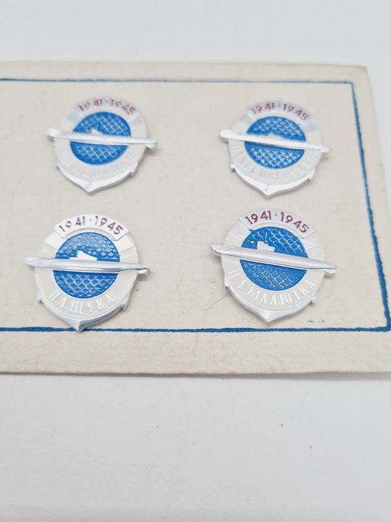 Soviet Vintage Submarine pins - Set of 4 Submarine pi… - Gem