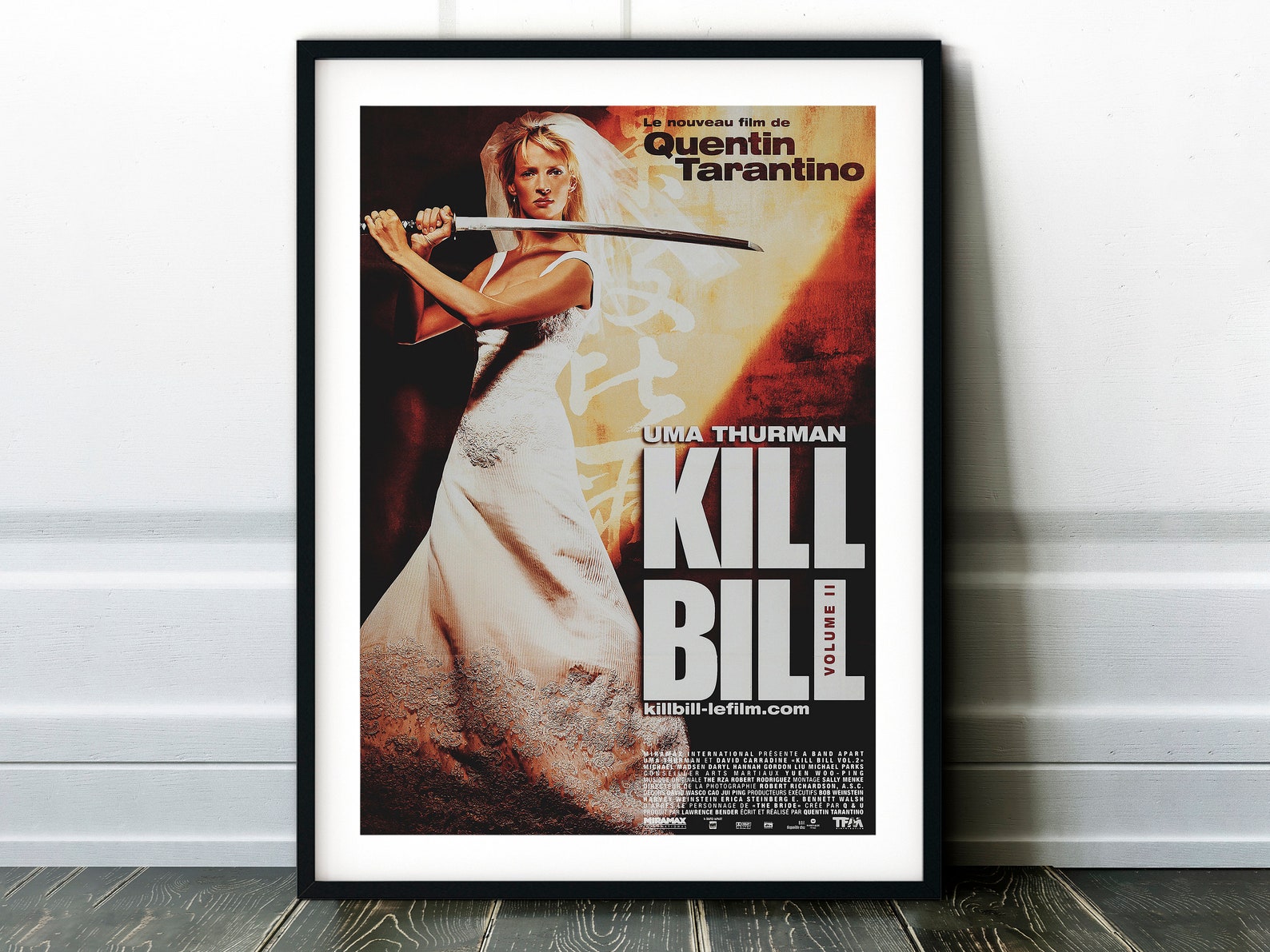 Kill Bill Vol. 2 Movie Poster Classic 00's Vintage Wall Etsy