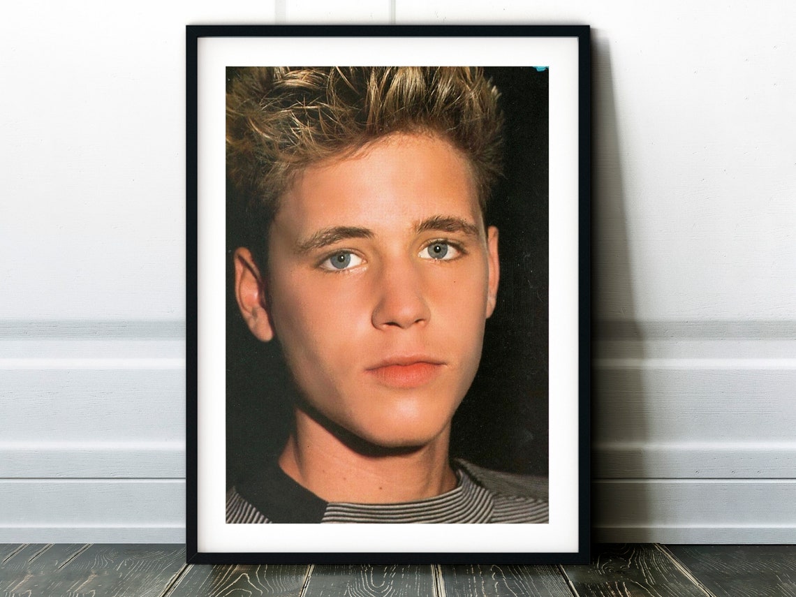 Corey Haim Actor Poster Wall Film Art Print Photo Etsy
