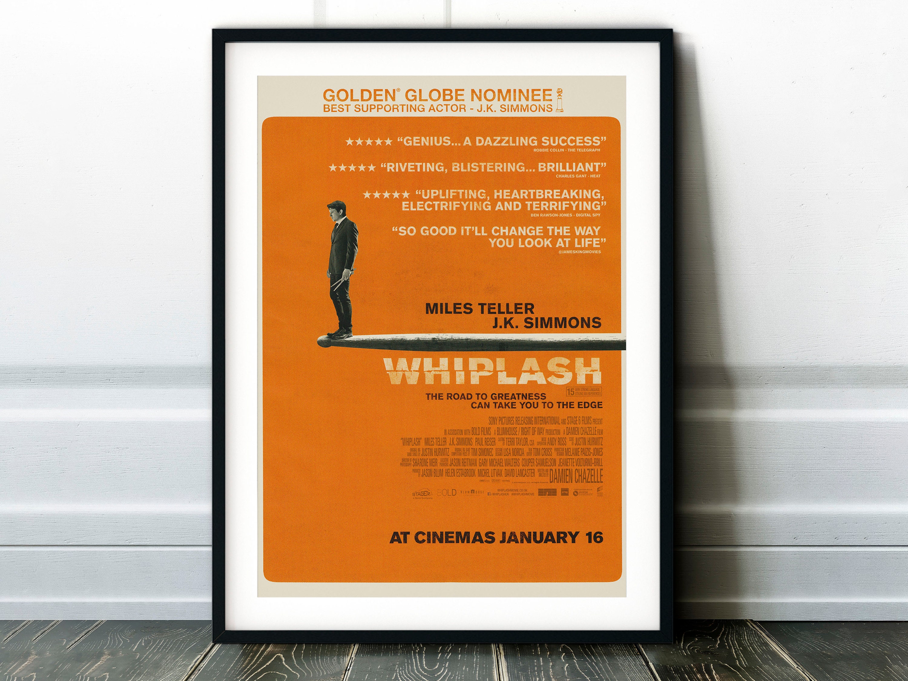 Whiplash Movie Poster - Wall Film Art Print Photo
