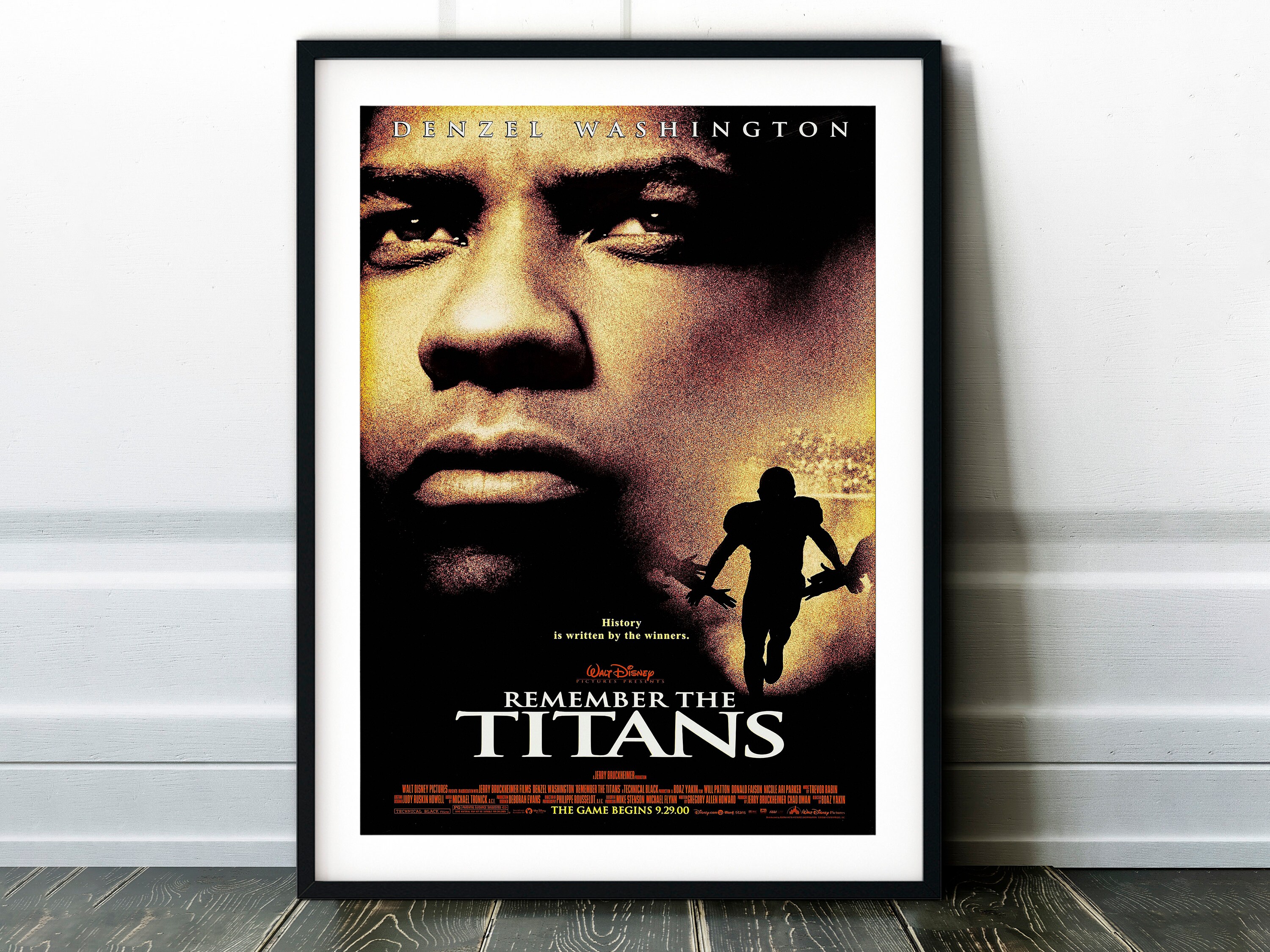 Remember The Titans Movie Poster Classic 00's Vintage Etsy