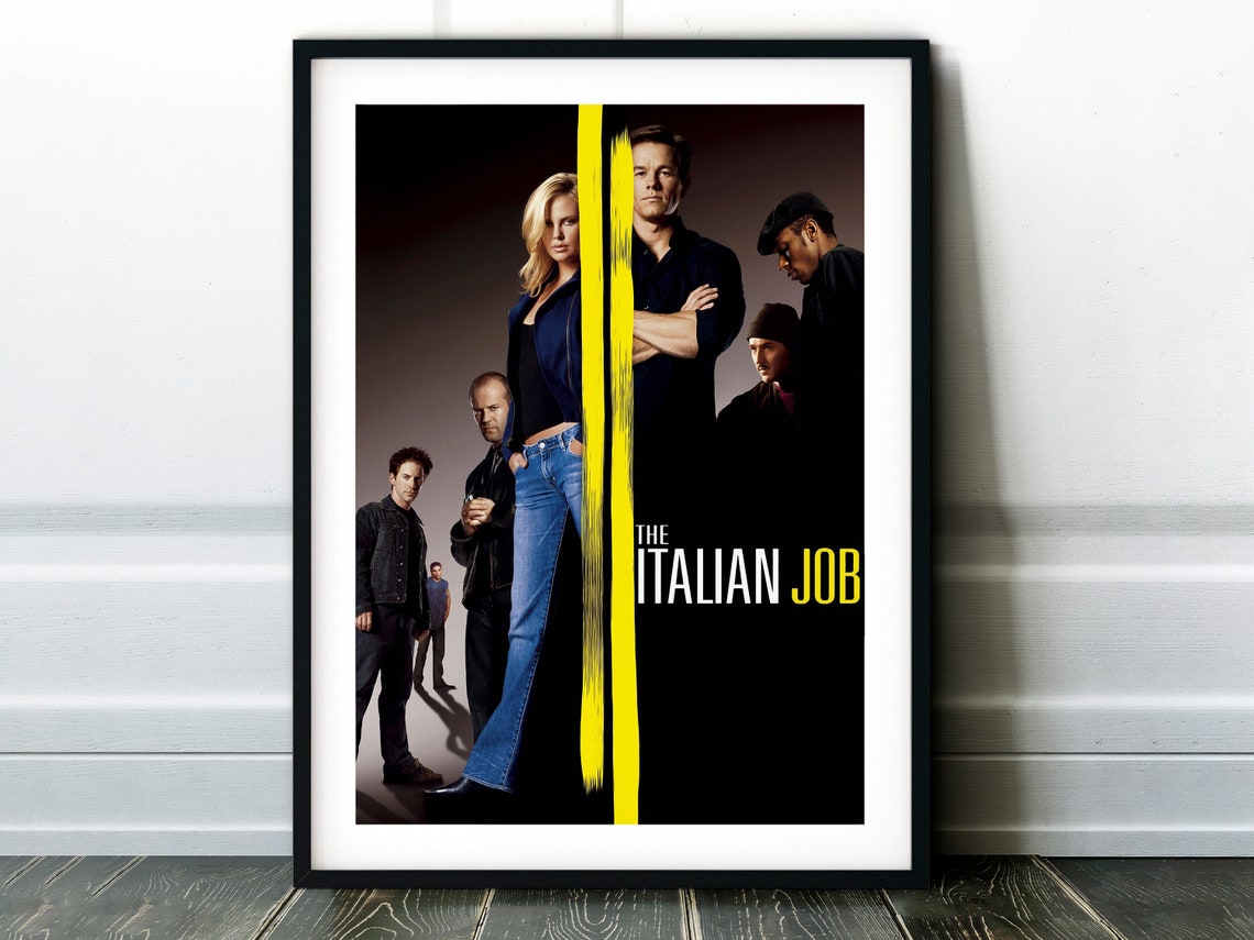 The Italian Job Movie Poster Classic 00�s Vintage Wall Etsy