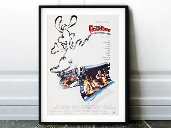 Who Framed Roger Rabbit Movie Poster Classic 80's | Etsy