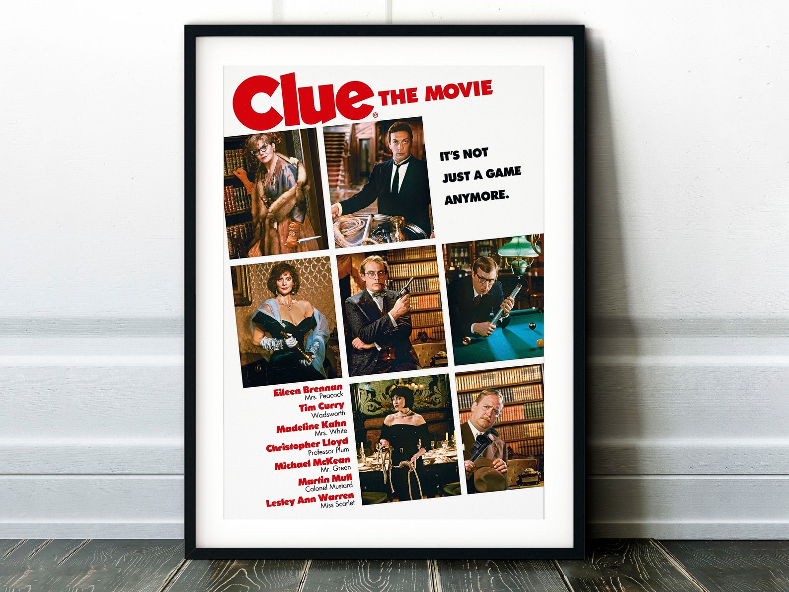 Clue 1985 Movie Poster Wall Film Art Print Photo | Etsy