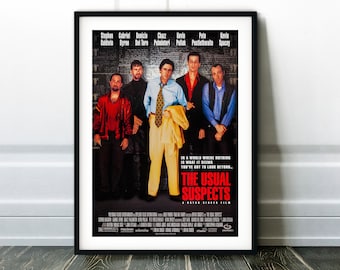 The Usual Suspects Classic 90s Movie Art Large Poster Print Gift A0 A1 A2 A3
