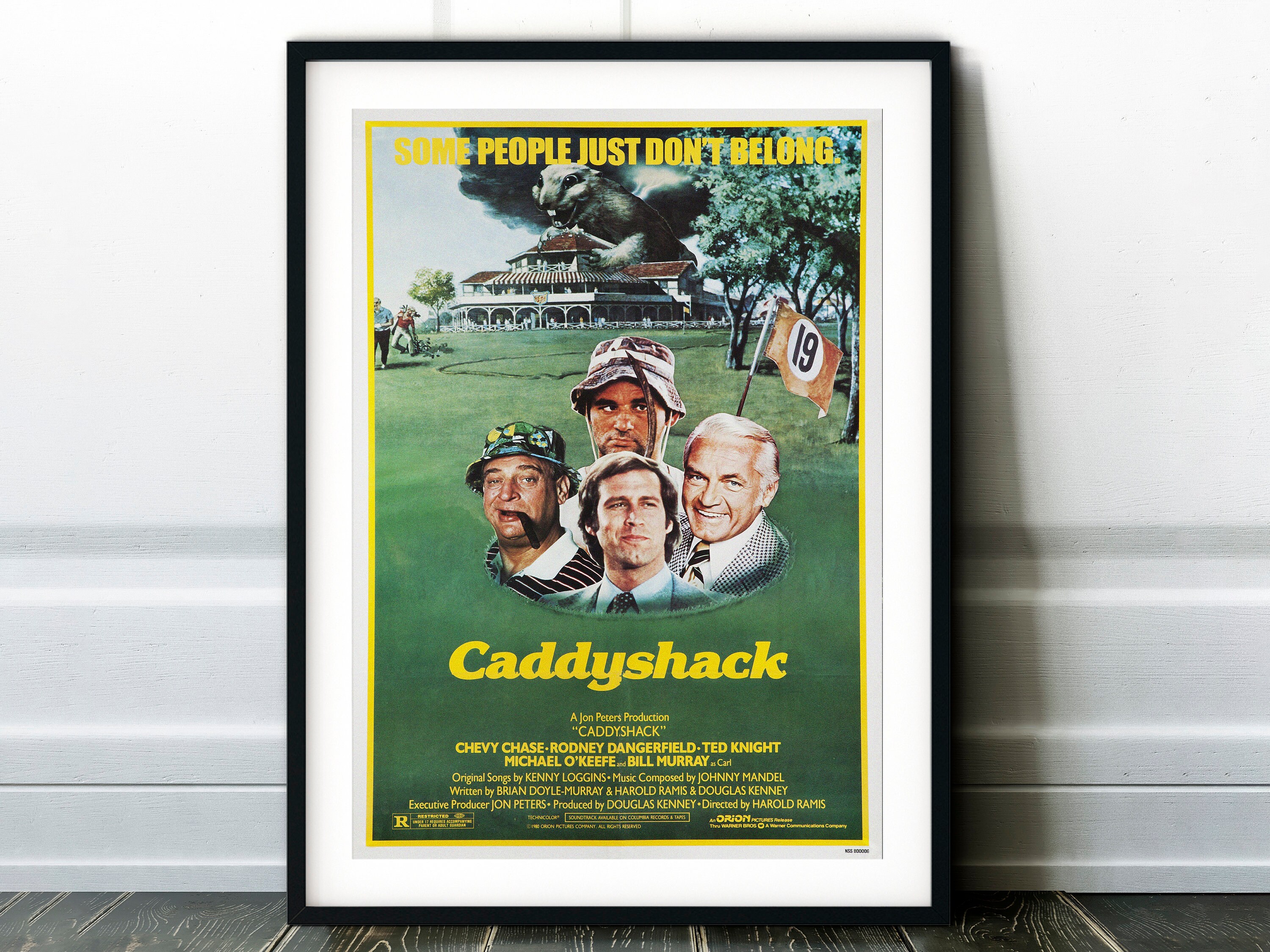 Caddyshack Movie Poster Classic 80's Vintage Wall Film Etsy