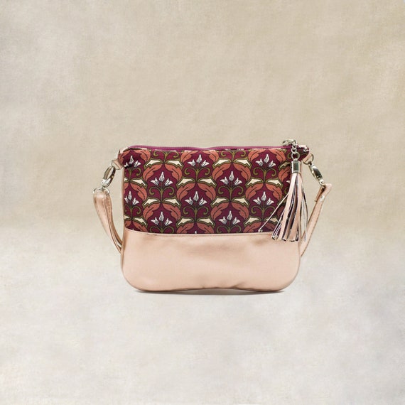 Sac main pochette MAYA petite pochette color e en cuir vegan et