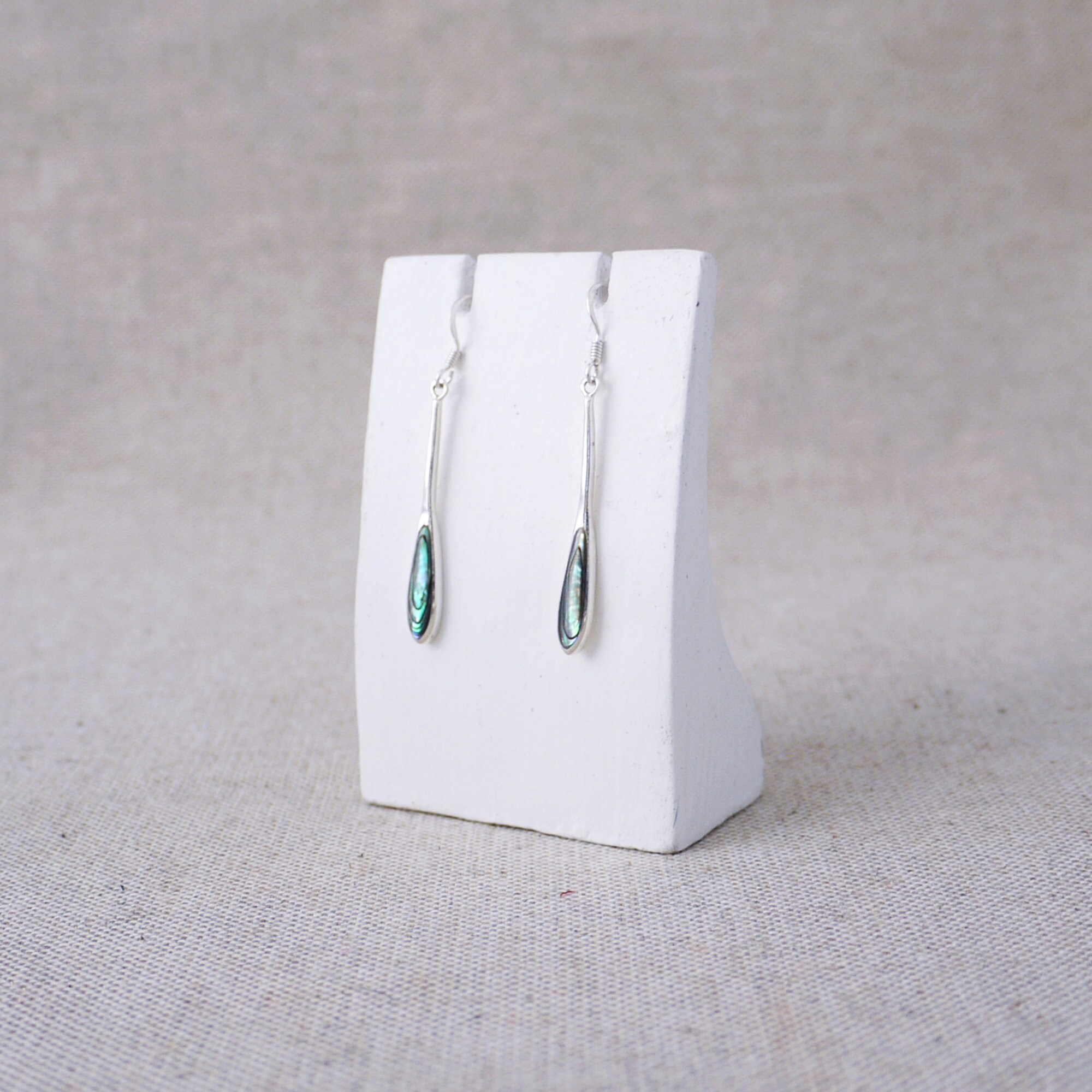 Boucles d'Oreilles Nacre Abalone - Forme d'Étoile