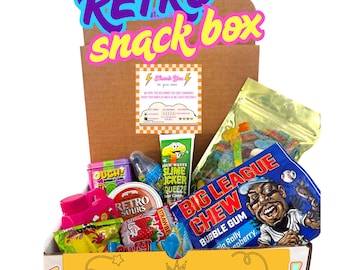 Boîte à collations rétro : friandises nostalgiques et surprises amusantes