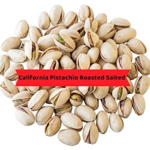 California Pistachio Roasted Salted - Organic Pistachios - Wedding Favor, Party Favor, Bulk