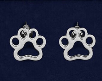 Paw Print Earrings,Pet Lovers Jewelry,Animal Paws Earrings,Dog,Cat,Paw Earrings,Dog Paws Earrings,Cat Paws Earrings,Animal Lovers Gift