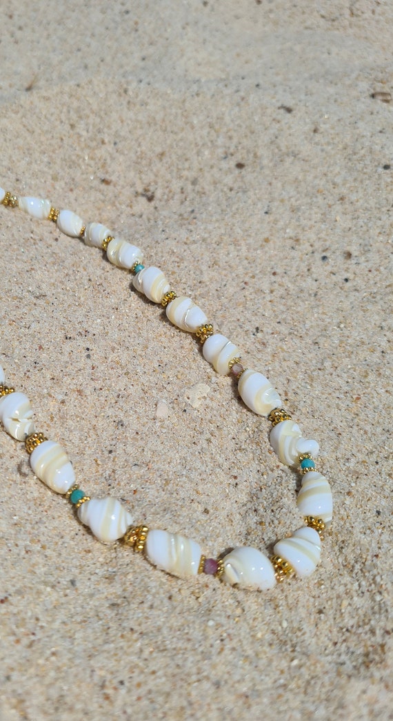 Ravello necklace in rolled mother-of-pearl