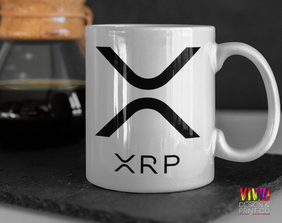 XRP Ripple X Logo | Cryptocurrency Trading Ceramic Drinks Mug | Bitcoin Crypto Gift