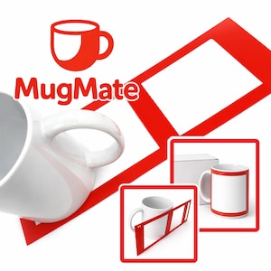Herramienta de alineación de tazas MugMate: Sublimación, vinilo, prensa térmica - Tazas de 325 ml