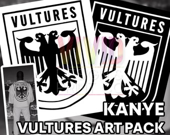 Kanye West Vultures Logo: Vector Artwork File Set (Digital Download)