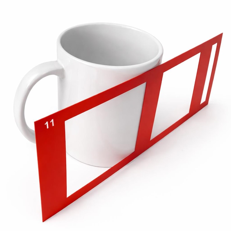 MugMate Tassenausrichtungswerkzeug: Sublimation, Vinyl, Heißpresse - 11 Unzen Tassen Bild 3