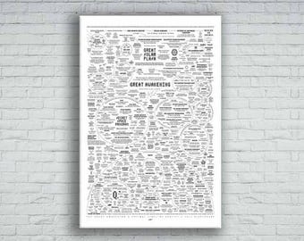 Póster del Mapa del Gran Despertar - DESCARGA DIGITAL - Versión blanquecina poco común / Arte mural conspirativo, Nuevo Orden Mundial, Trump, Secretos - Arte mural impreso