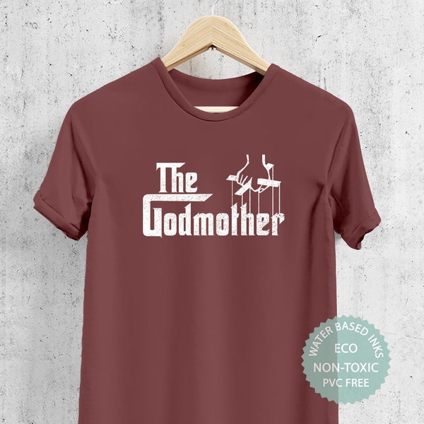 The Godmother and Godfather Matching Shirts - Baptism T shirt, Gender Reveal, Gift for The Godparents, Cadeau Marraine, Premium Eco Soft Tee