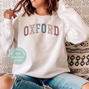 OXFORD Sweatshirt, Oxord UK Sweatshirt, Oxford England Gifts, College Shirt, Cute Oxford Sweater, Oxford Souvenir, Premium Unisex Crewneck