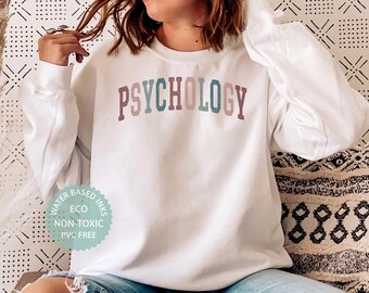 PSYCHOLOGY Sweatshirt, Psychology Shirt, Psychologist Sweatshirt, Psychology Student Graduation Gift, Premium Crewneck Sweater