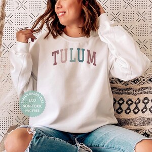 TULUM Sweatshirt, Tulum Bachelorette Party Shirts, Tulum Sweater, Tulum Girls Trip, Tulum Family Trip, Tulum Gift, Matching Trip Sweatshirts