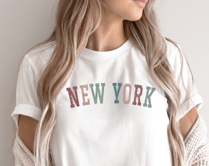 New York Shirt - New York State T-shirt, New York Gifts, NYC Tshirts, New York Pride, NY Home, East Coast Shirt, NY College Tshirt, Eco Tee