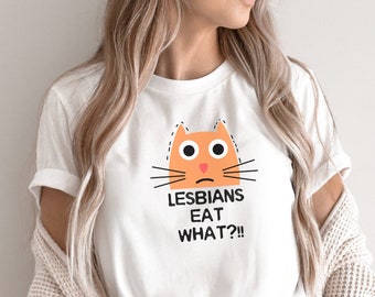 1.6 x 2.25 Inch Aluminum Keychain Lesbians eat what!