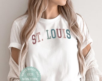 St. Louis Shirt, St. Louis T-shirt, St. Louis MO Gifts, Missouri Tshirts, St. Louis Fan, College Student Shirt, Cute Unisex Tee