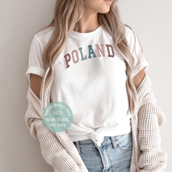 POLAND Tshirt, Poland Shirt, Poland Gift, Cute Polish T Shirt, Poland Souvenirs, Polish Pride, Polish American, Premium Soft Unisex Tee