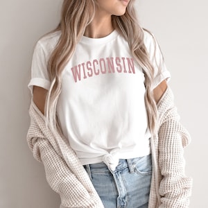 Wisconsin Shirt, State Of Wisconsin T-shirt, Wisconsin  Gift, Cute Wisconsin Tshirt, Wisconsin Crewneck, Premium Unisex Tee