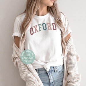 OXFORD Shirt, Oxford Tshirt, Oxford UK Gift, Oxford England Gifts, College Shirt, Cute Oxford Tee, Oxford Souvenir, Premium Soft Unisex Tee
