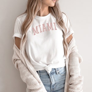 Miami Shirt, Miami Fan College Style Tee, Florida State Tshirt, Miami Beach Gifts, Miami Lover Gift, Univeristy FL Shirts Unisex