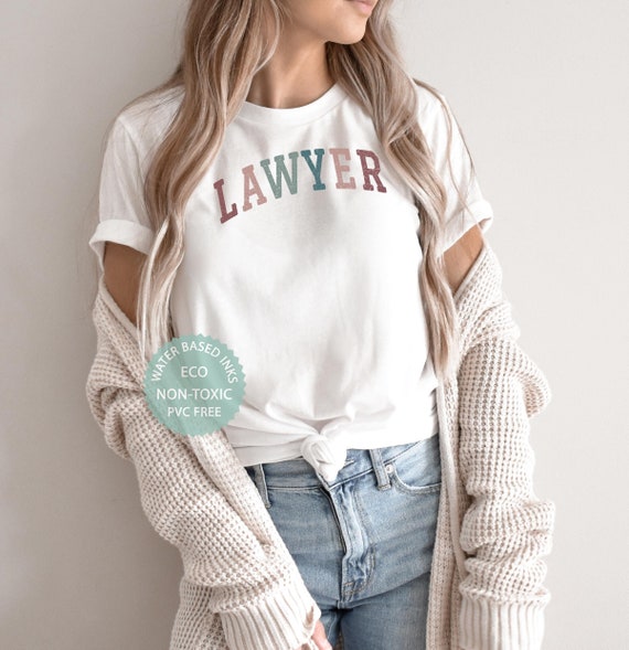 Cute Lawyer Shirt, Lawyer T-shirt, Lawyer Gift, Women In Law, Attorney Graduation Gifts, Law School Shirt, College Student Soft Premium Tee