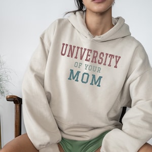 University of Your Mom Hoodie, University of Your Mom Sweatshirt, Premium Eco Friendly Unisex Shirt