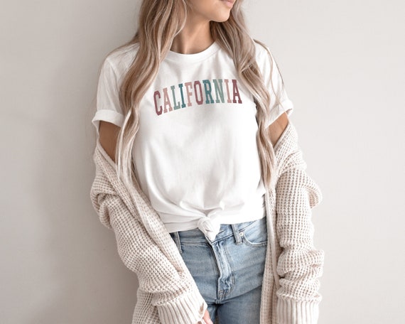 California Shirt, West Coast Tee, Soft Cotton Unisex