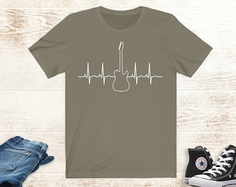 Guitar T-Shirt, Guitar Gift, Shirt For Guitarist , Guitar Lover Gift, Gift for Guitar Player, Music Lover Electric Rock Birthday Gift