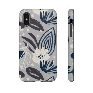 Floral Art Phone Case, Boho Flowers Case For iPhone 14 13 12 11 Pro Max Xr Xs 8 Plus, Samsung S22 + S21 S10 Fe Ultra, Google Pixel 6 5 5g