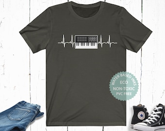 SynthT-Shirt, Music Producer Shirt, Hip Hop Producer Electronic Musician Gift, Beat Maker Shirt, EDM Producer Shirt, DJ Gift, Keyboard Shirt