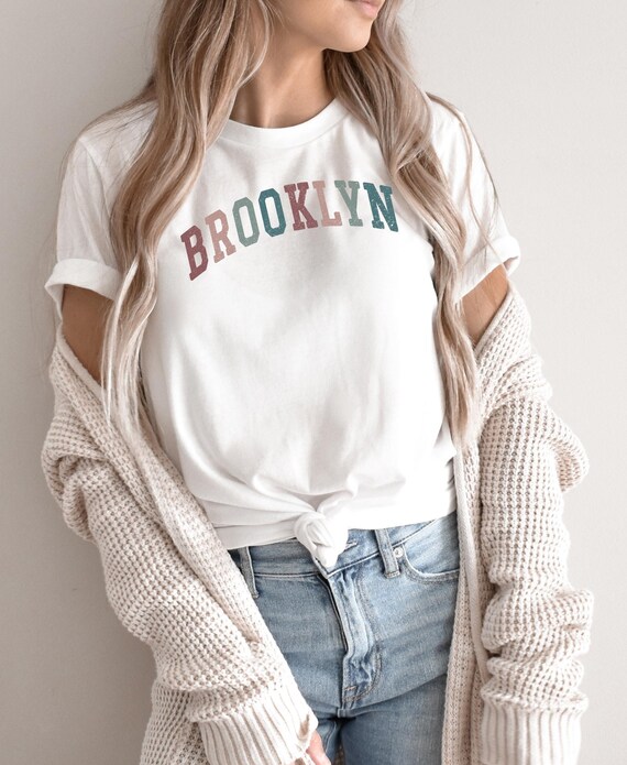Camisa de BROOKLYN camiseta de Brooklyn camiseta de Nueva York regalos de Brooklyn camisetas de NYC recuerdo de Brooklyn orgullo de Nueva York hogar de NY camiseta ecologica Etsy Mexico