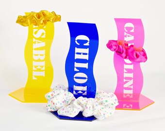 Personalized Acrylic Scrunchie Stand