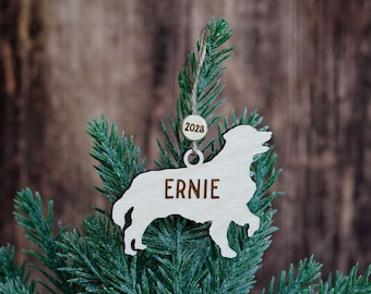 Simple Silhouette Golden Retriever Christmas Ornament | Dog Lover Gift | Personalized Pet Ornament | Dog Christmas Ornament | Dog Gifts |