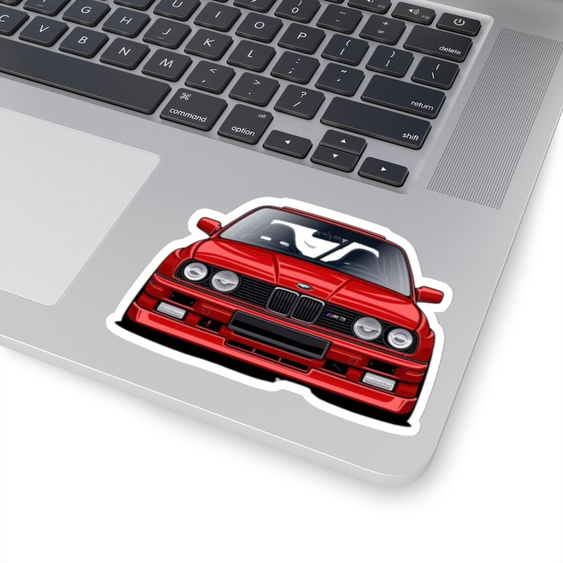 Bmw E30 M3 Sticker Vinyl Decal Notebook Stickers Red M Power Etsy