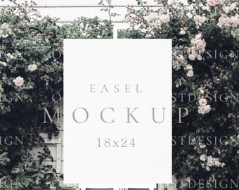 Easel sign mockup Welcome sign mockup Wedding easel mockup Bridal Shower Sign Mockup Blank easel mock up Seating Chart Mockup