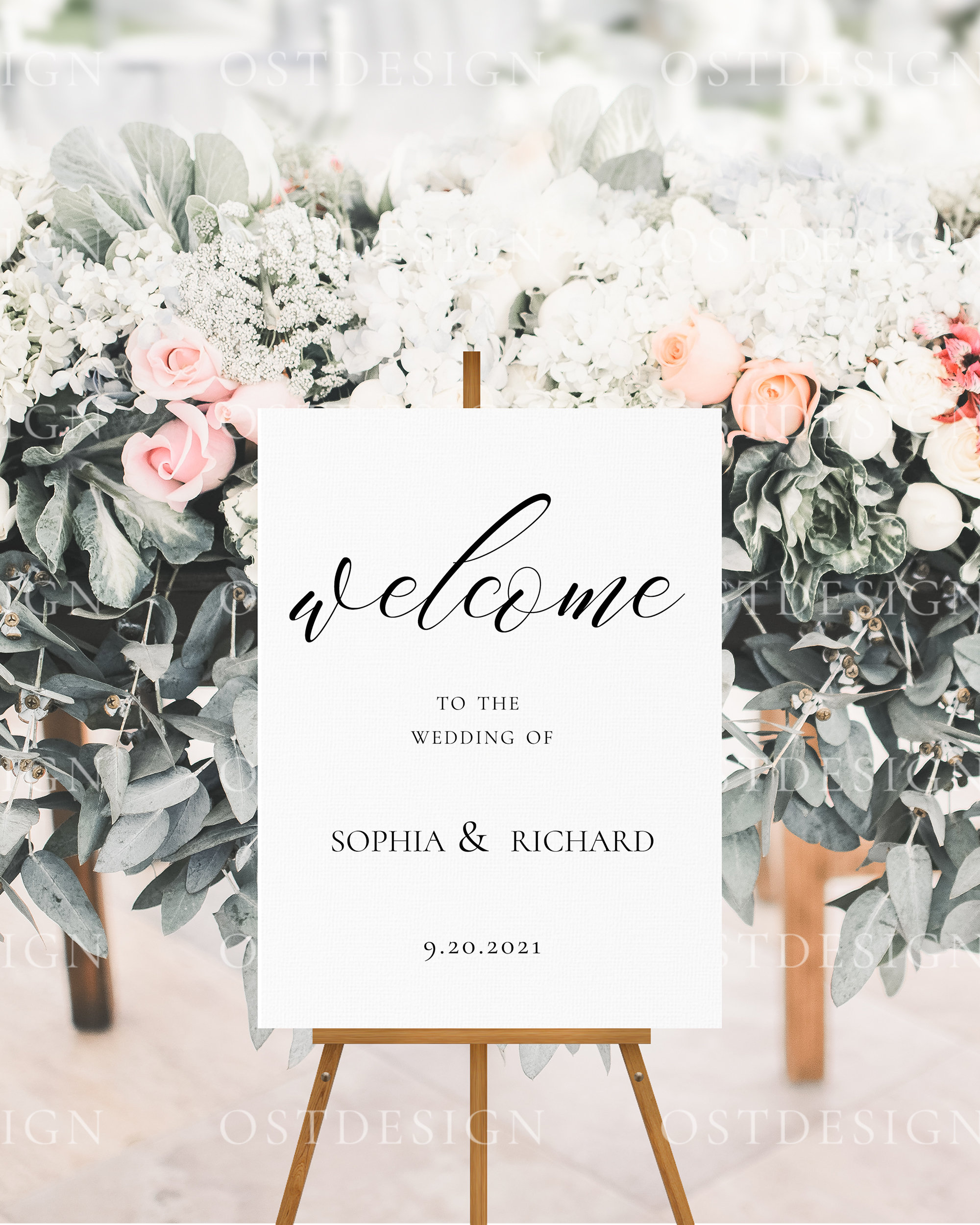 Easel Sign Mockup Wedding Easel Mockup Welcome Sign Mockup Bridal