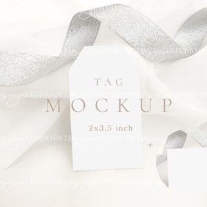 Winter Geschenkanhänger Mockup Weihnachten Anhänger Mockup Winter Geschenkanhänger Mockup Urlaub Anhänger Mockup 2x3,5 cm Anhänger Mockup Minimales Anhänger Mockup