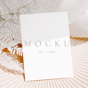 5x7 Karte Mockup Boho Karte Mockup Hochzeit Briefpapier Mockup Einladungs Vorlage Mockup Grußkarte Mockup Save the Date Einladung Mockup