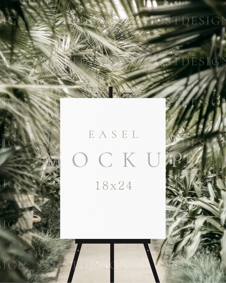 Easel Sign Mockup Sign Mockup Wedding Easel Mockup Etsy