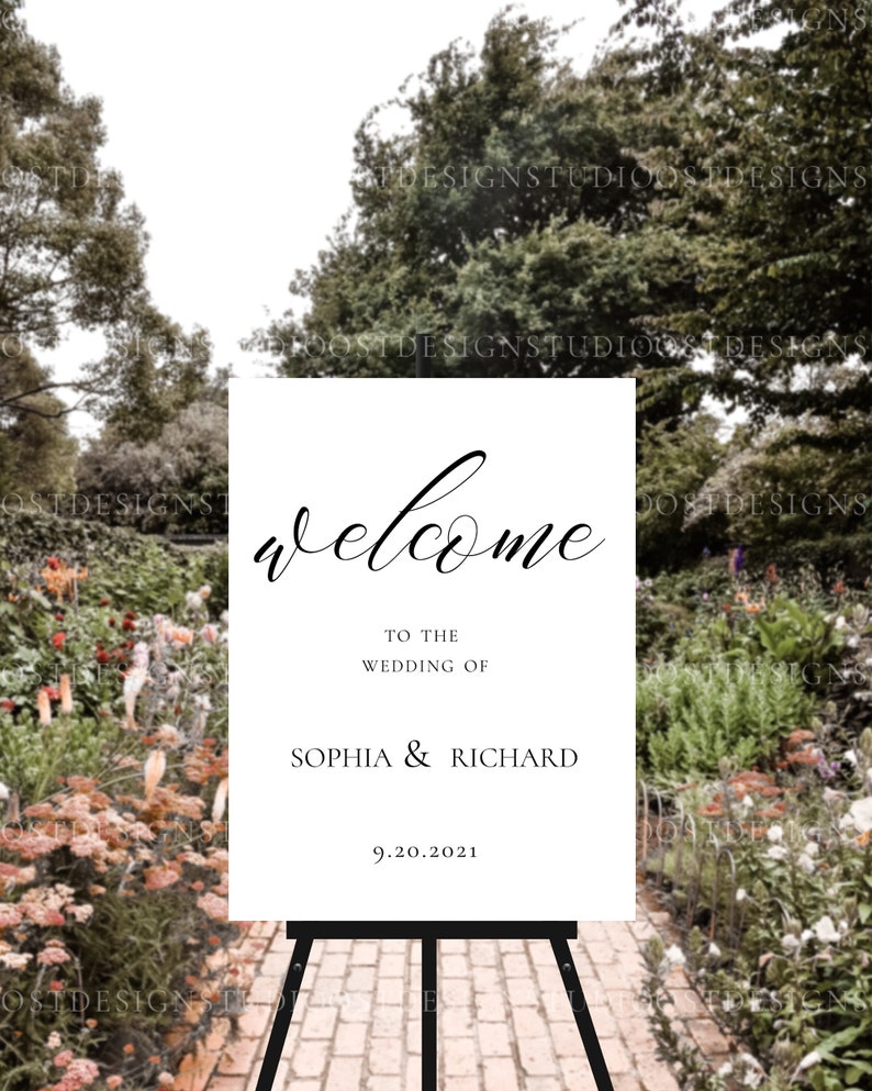 Easel Sign Mockup Wedding Easel Mockup Sign Mockup Etsy
