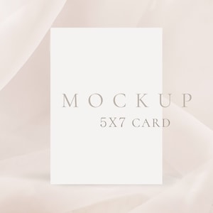 5x7 Karte Mockup Hochzeitseinladung Mockup Hochzeitseinladung Mockup Grußkarte Mockup Save the Date Einladung Mockup Minimalistisches Mockup